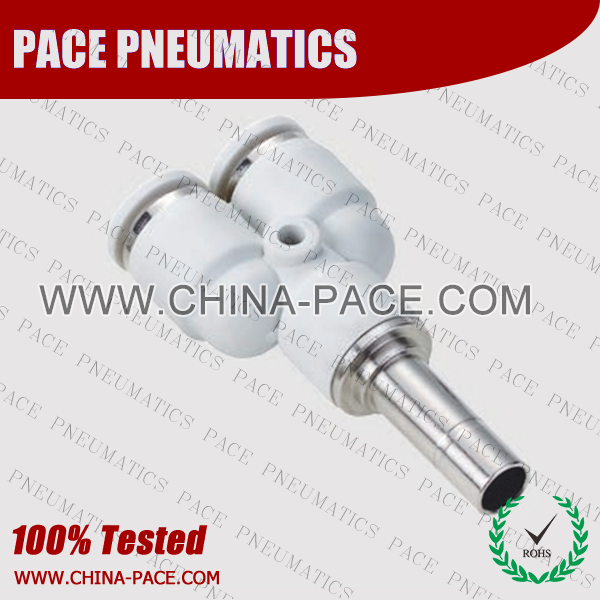 Push In Y push in fittings, pneumatic fittings, one touch fittings, push to connect fittings, air fittings